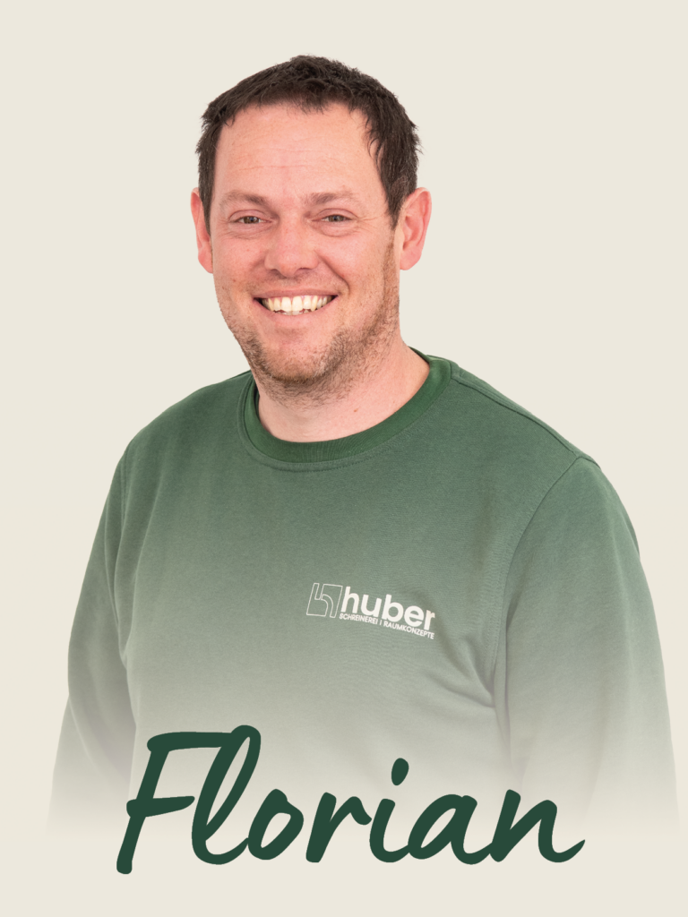 Florian Wolf – Projektleiter und Schreinermeister bei Huber