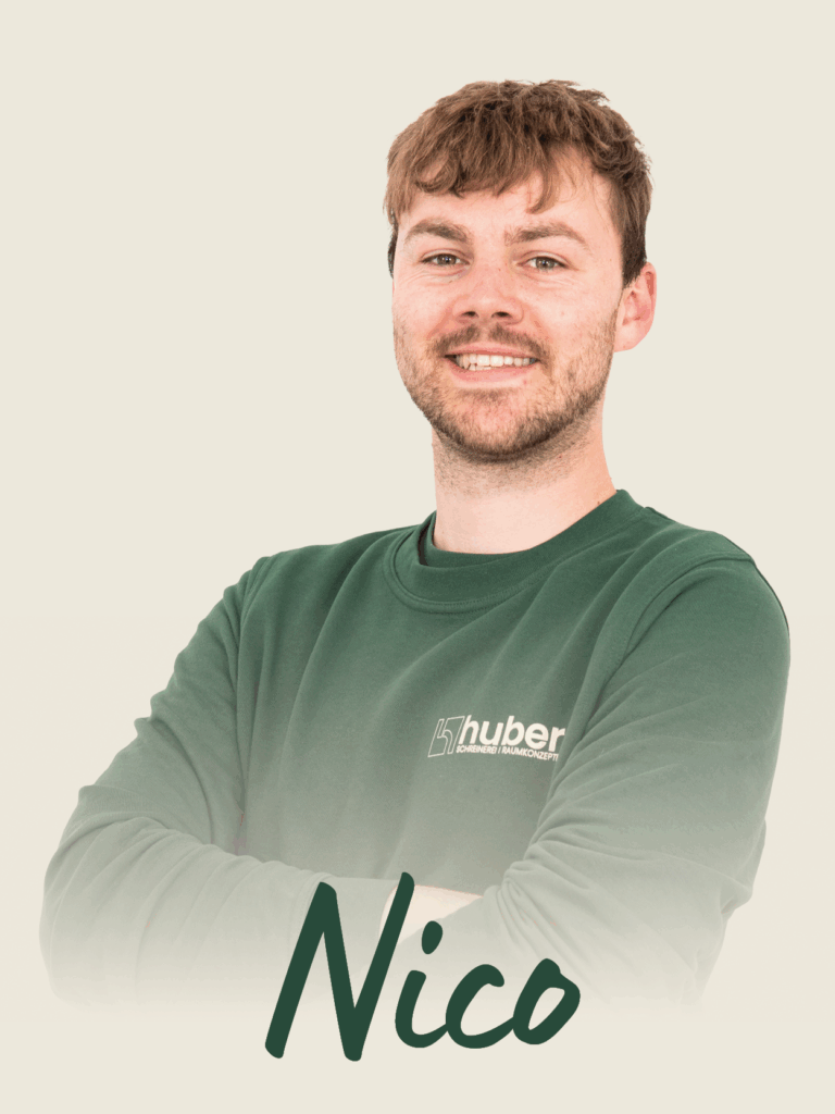 Nico Bertsche – Ingenieur für Innenausbau und Schreiner bei Huber