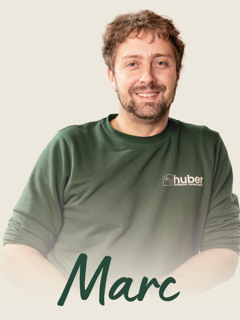 Marc Neininger, Schreinermeister und Kundenberater der Schreineri Huber
