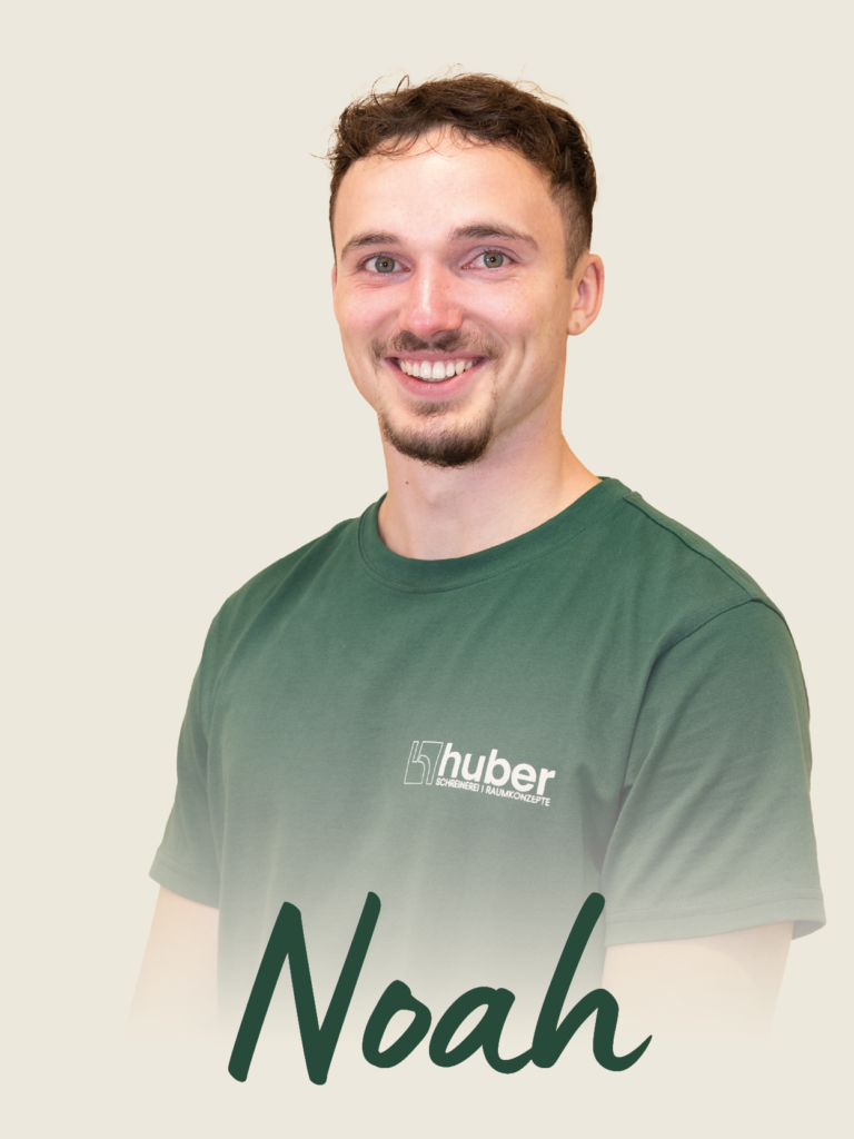 Auszubildender Noah Rauser
